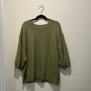 Joe Fresh Khaki Women's Crew Neck Sweater